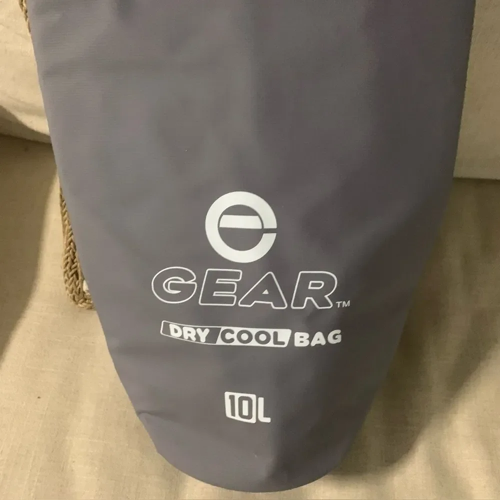 Enthusiast Gear Dry Cool Bag 10L Roll Top Waterproof Float Bag Insulated Gray